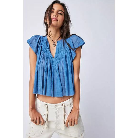 Free People one gauze top - Picture 1 of 8